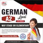 German language course level A2 with certificate in delhi