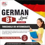 German language course level B1 with certificate in delhi