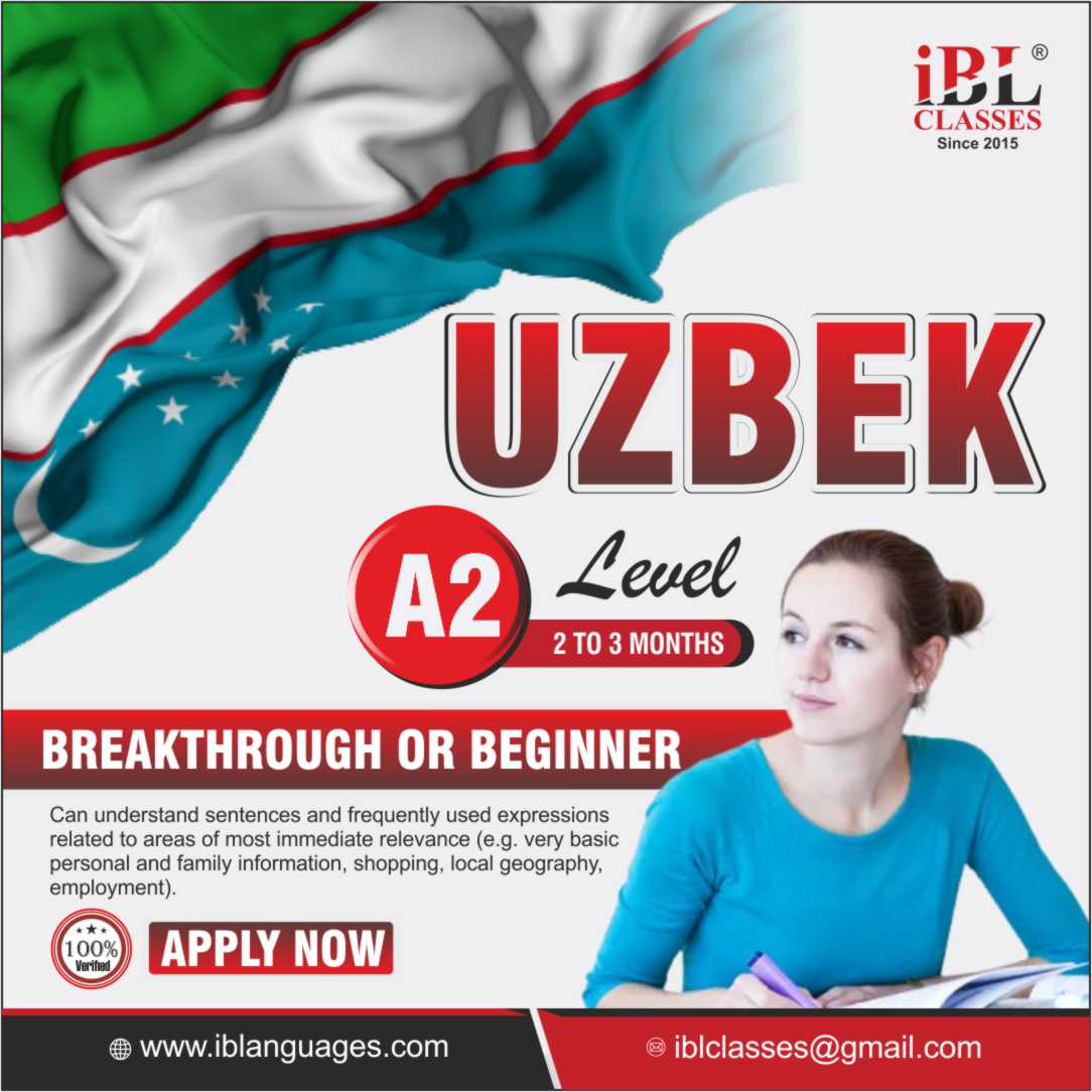 Explore the beauty of Uzbekistan language spoken by millions. Join iB Languages Pvt Ltd to learn Uzbek with expert trainers, interactive lessons, and a focus on fluency and cultural understanding!