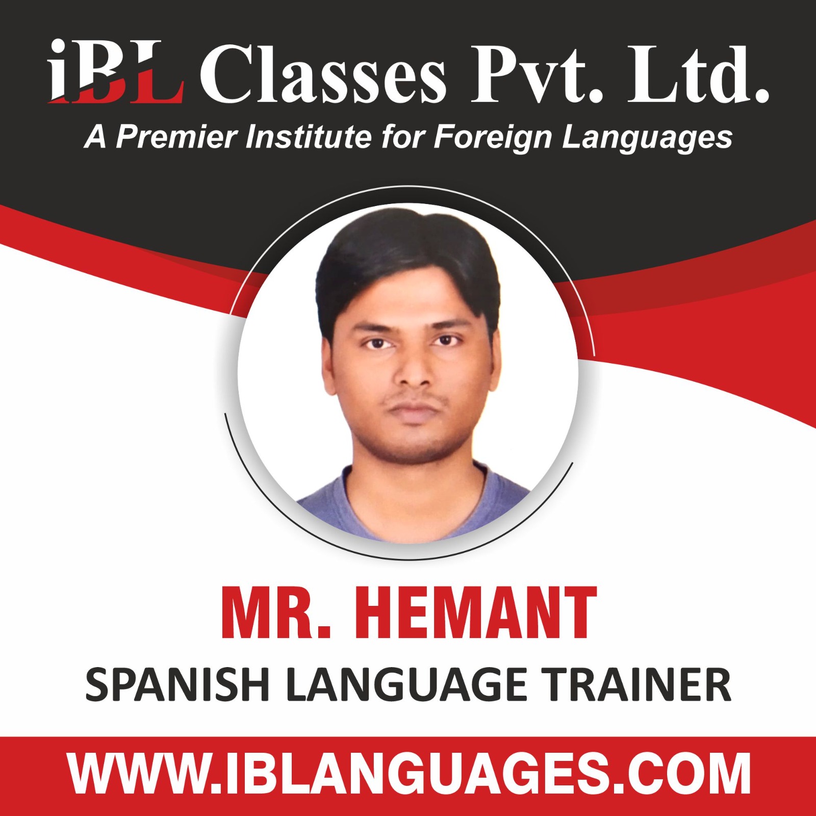 MR HEMANT SPANISH LANGUAGE TRAINER