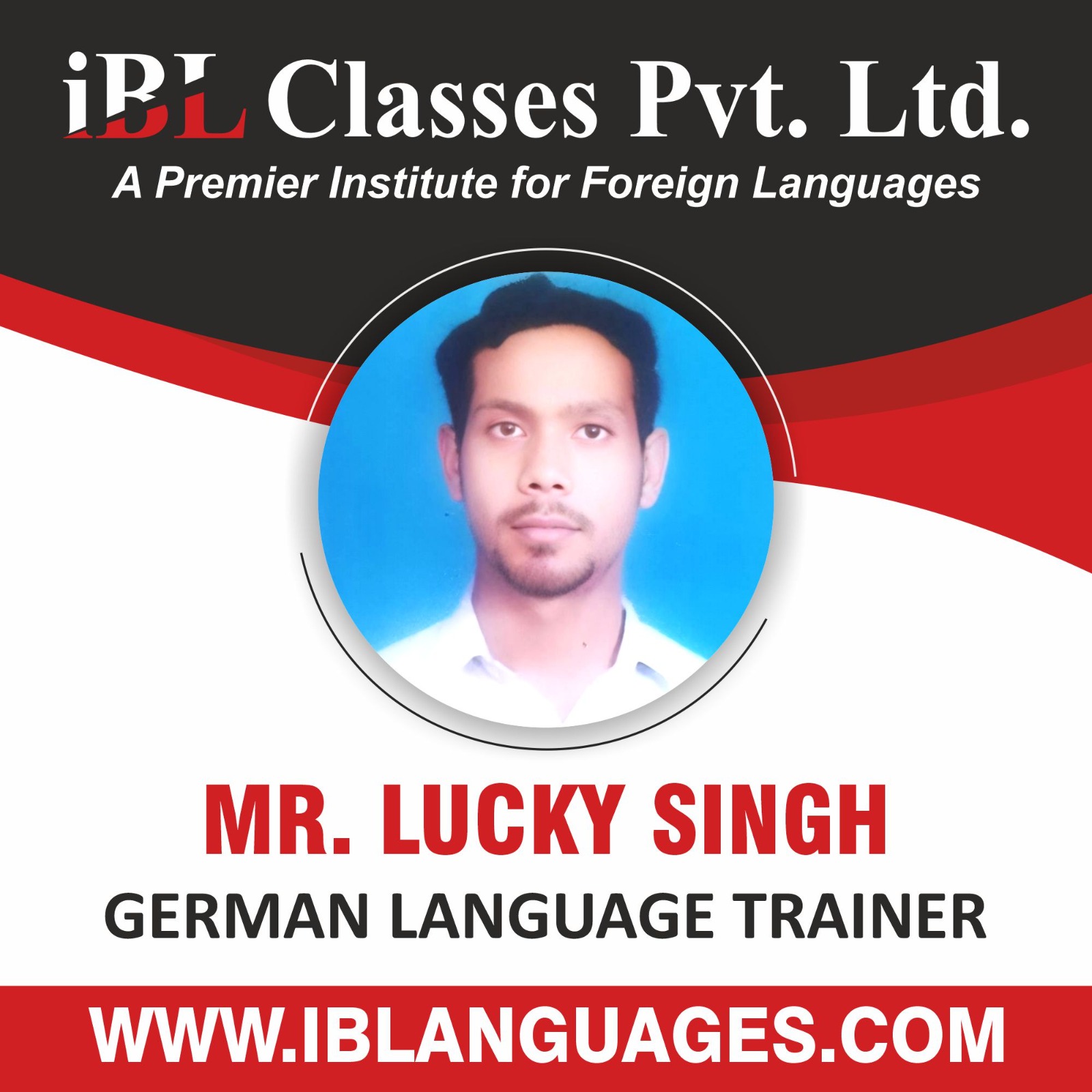 GERMAN LANGUAGE TRAINER MR LUCKY SINGH