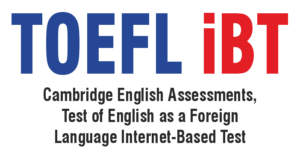 TOEFL iBT logo – Test of English as a Foreign Language Internet-Based Test with Cambridge English Assessments
